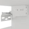8 Piece Kitchen Set Lyon White Particleboard