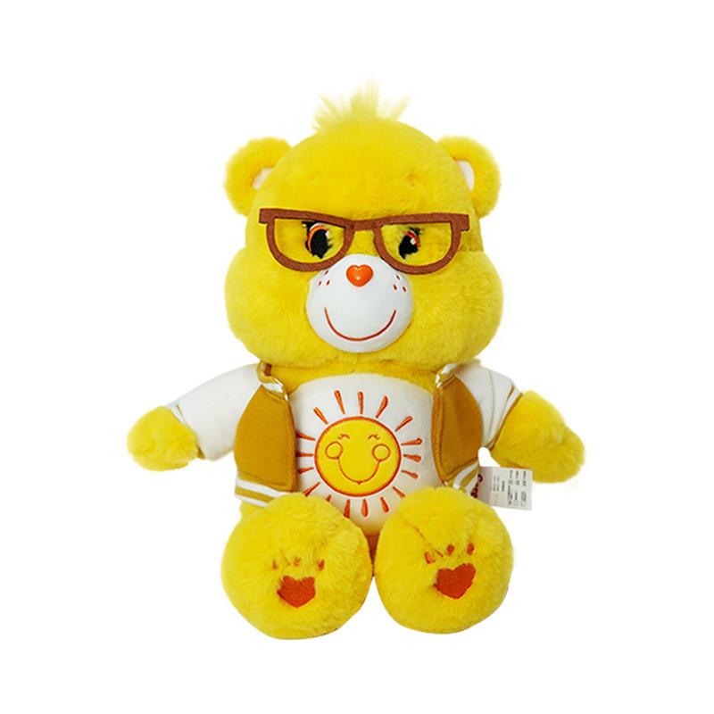 Adorable Care Bears Rainbow Plush Toy Soft Stuffed Animal For Kids 33cm Tall жёлтый