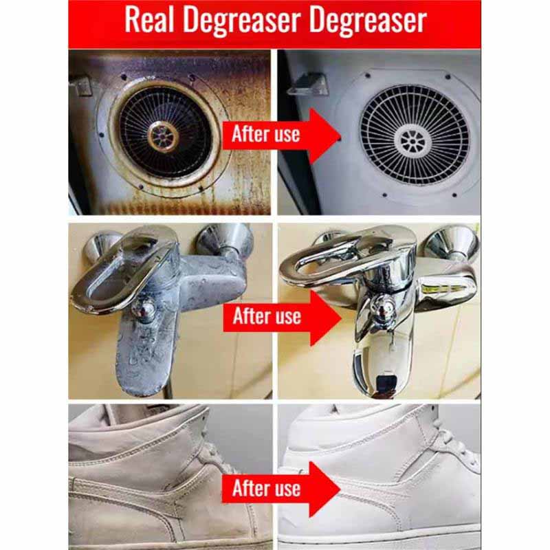 Limpiador de Manchas de Aceite de 500 ml Potente Limpiador de Grasa de Cocina Spray Limpiador de Aceite Limpiador Multiusos Removedor para Campana Extractora