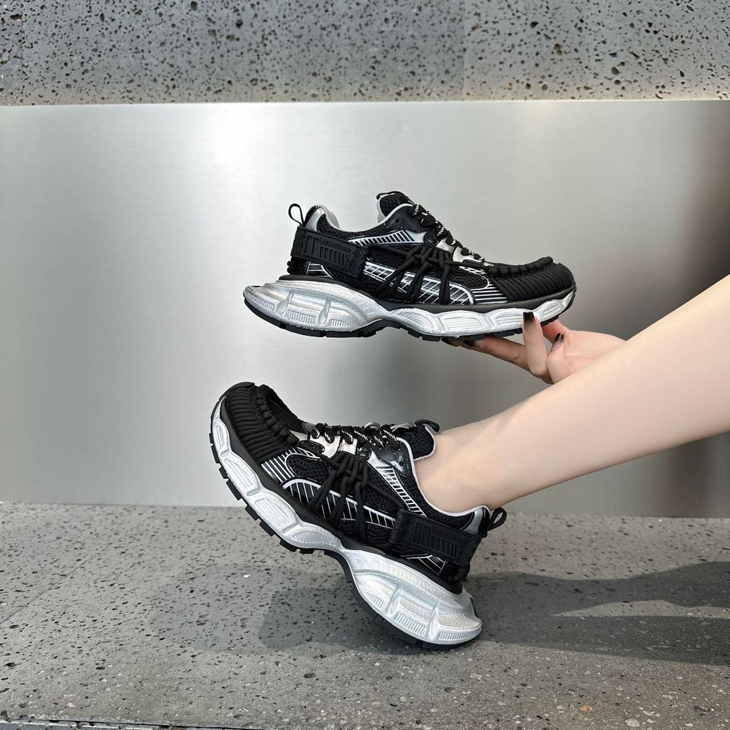 Wind Daddy shoes women's new sports and leisure shoes couple's versatile platform running shoes men