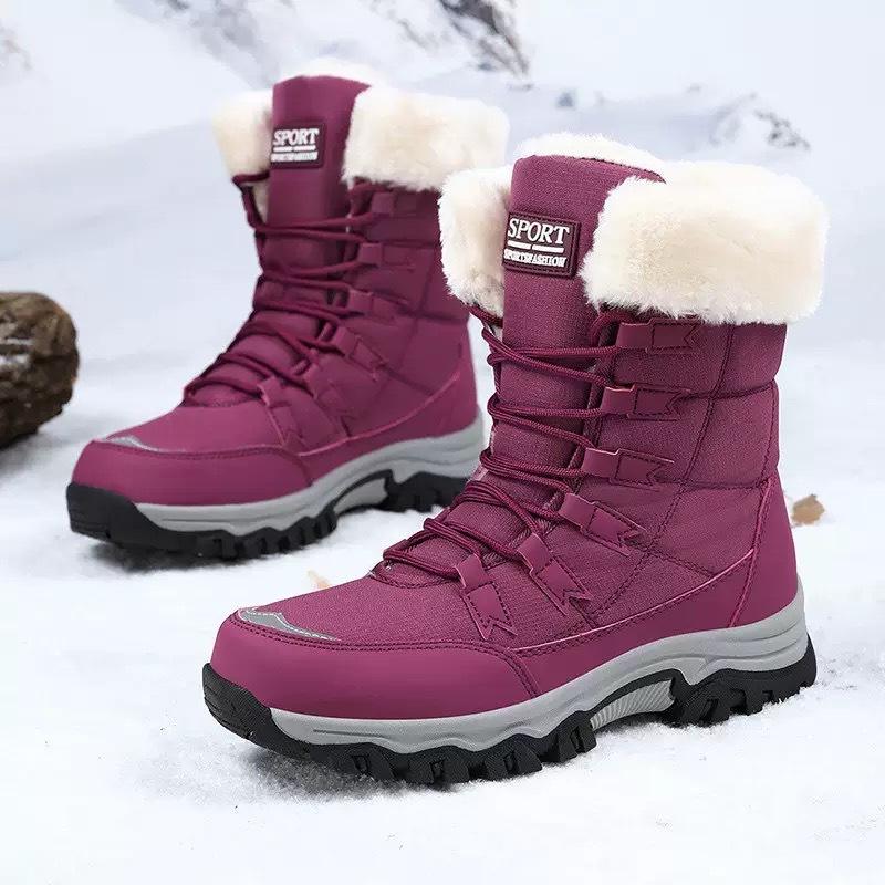 Snow boots women's shoes new velvet thickened autumn and winter short women's boots sports casual warm cotton shoes