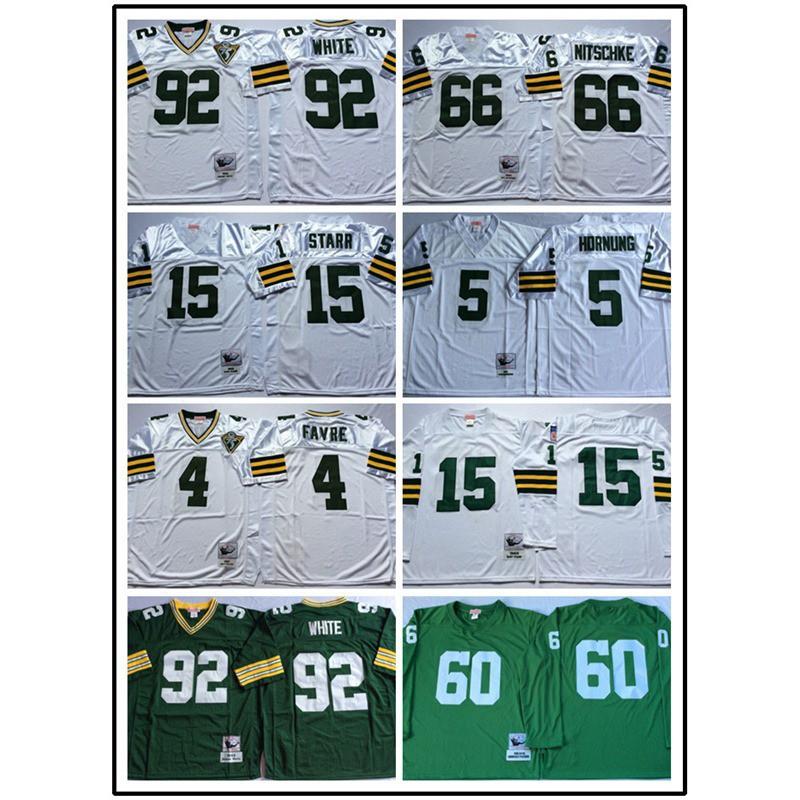 Green Bay Packers NFL Retro Jersey Men Women Cotton Blend Sports Fan Apparel Size S To XXXL