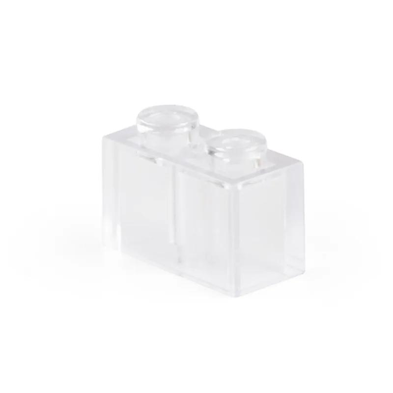 Blocs de Construction Blanc Transparent Non Toxique Briques Figures Épaisses Éducatif Créatif Taille Compatible Autres Marques Plastique Jouets DIY Accessoire