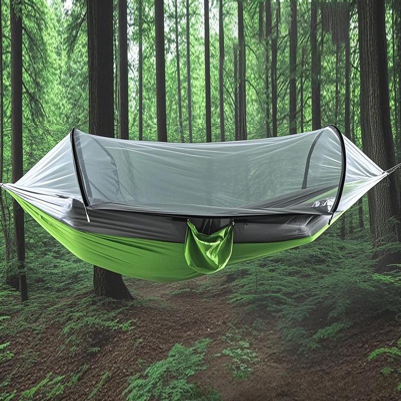 OLOEY Outdoor Automatic Mosquito Net Hammock