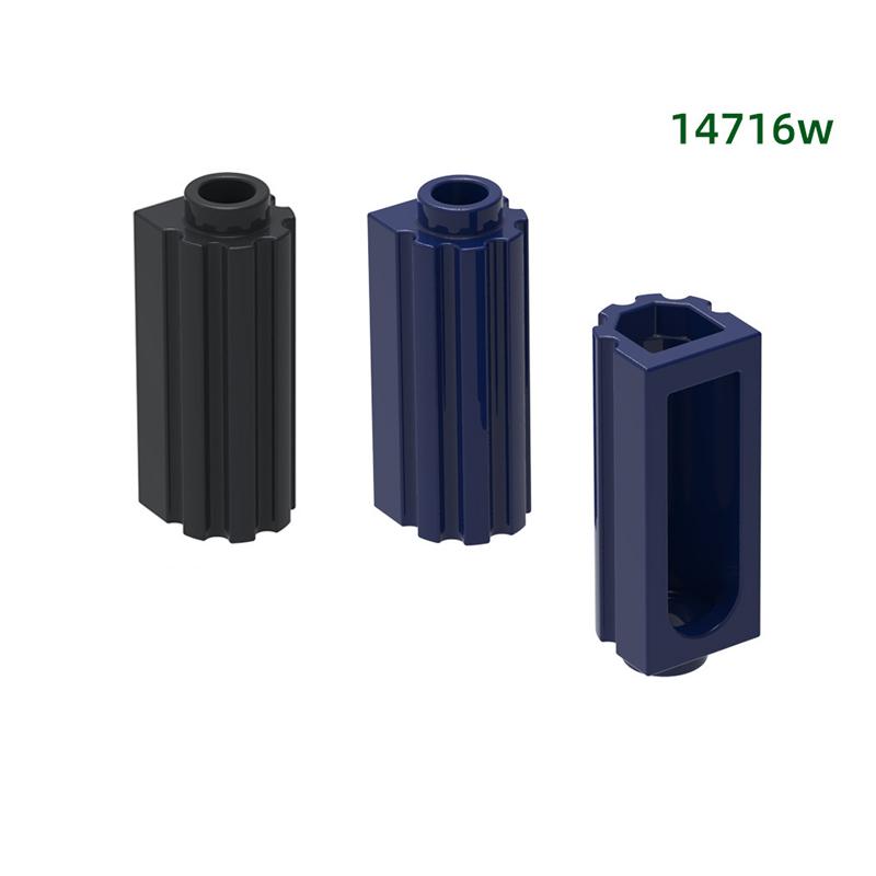 Wucifang Bags Unisex Dark Tan My Own Creation 10Pcs 14716W 1X1x3 Pillar Construction Brick Special 14716 Roman Column Component Blocks Fitting Particle Do-It-Yourself Playthings Da