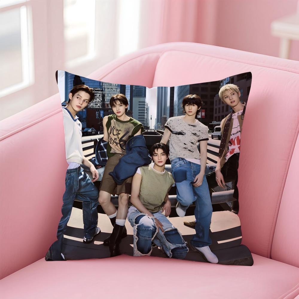 Korean Handsome Boy Group CCortis Cushion Cover Pillow Case Soft Skin Friendly Fabric  Concealed Zipper