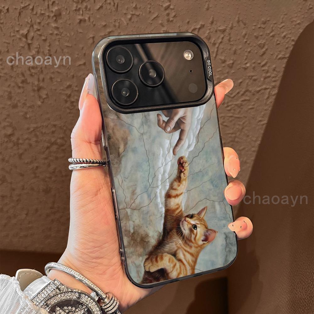 

Сенсорный двумя руками Чехол для телефона case для iPhone17 16 15 14 13 12 11 Pro/ Max/Plus ударопрочная задняя крышка защита от отпечатков пальцев iPhone 17