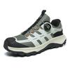 TUINANLE Mens Outdoor Hiking Non Slip Large Size Wide Walking Sneakers Rotating Button Casual Trainers
