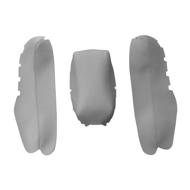 

Крышка центральной консоли автомобиля, подлокотник, панель, кожаный чехол из микрофибры, отделка для Honda Civic 10th Gen 2016 2017 серый