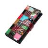 Leather Women Long Wallet Color Matching Purse Fashion Large Capacity Card Holder