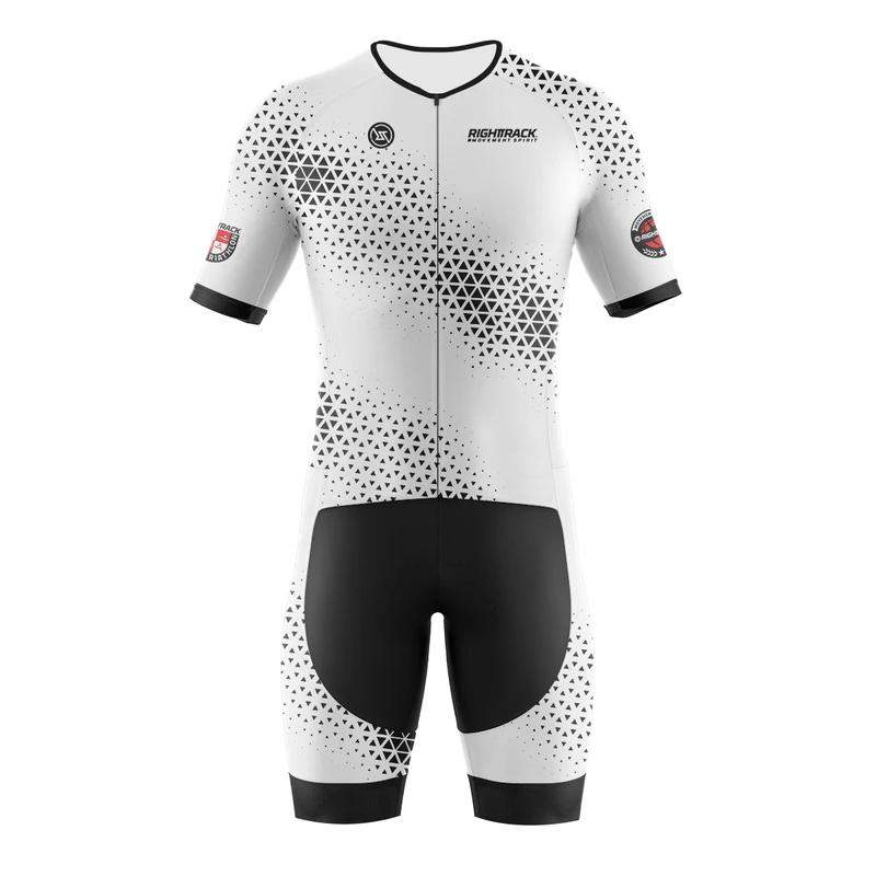 Trisuit MEN'S Short Sleeve Skinsuit World Triathlon Clothes Swimming Cycling Running Skating Colorful Apparel Summer Breathable Cycling Suit Set 2026
