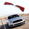 Red Inner Door Armrest Panel Cover Trim Decor Accessories For Ford Mustang 2015+