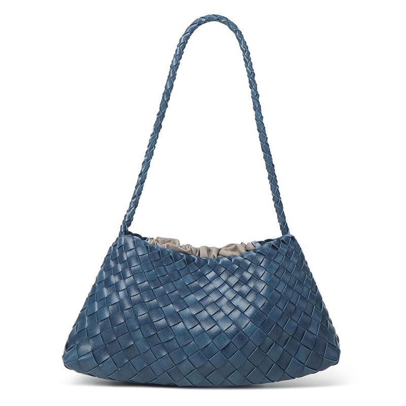 Handwoven Dumpling Bag Women'S New Niche Design Armpit Bag Shoulder Handbag Vegetable Basket Bag Tide