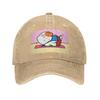 Unisex Baseball Hats Cute Cartoon Ebichu Denim Outdoor Baseball Caps Hip Hop Cap Casquette