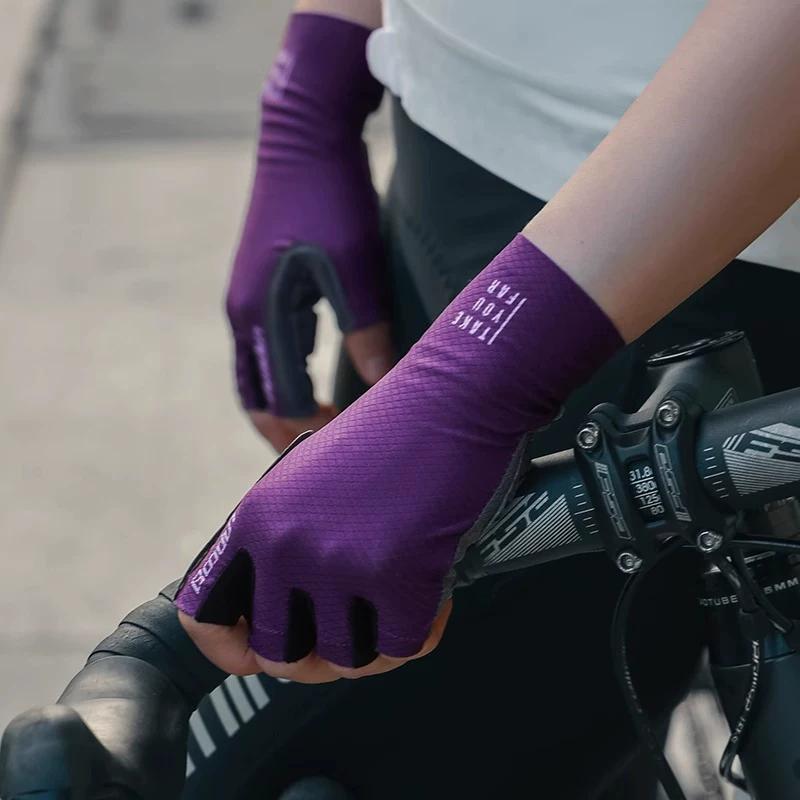 Boodun Cycling Gloves Shock Absorption Half Finger Cycling Road Bike Gloves Breathable and Wearable Mountain Bike Summer