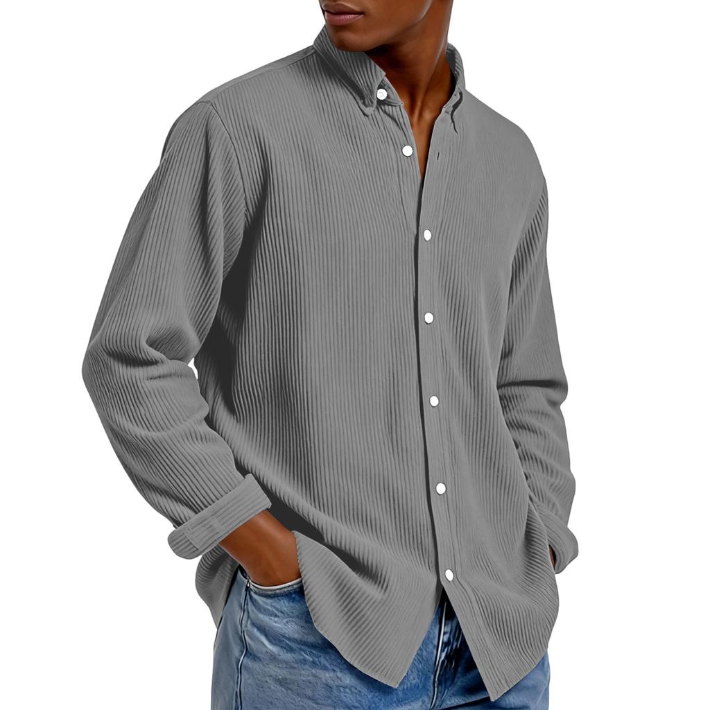 Men Up Casual T Shirt Long Sleeve Loose Fit Tops Fall Fashion Regular Fit Cardigan Tops