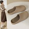 [Amanuo] Platform-soled Boken Shoes Women's 2025 New Soft-soled Retro Versatile Outer Wear Lazy Bag Head Half Slippers