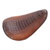 Stylish Print PU Leather Motorcycle Seat Pad with Steel Springs Comfortable Spring Seat for Motorcycles Use Bikes