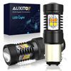 Amber White LED 1157 Turn Light Signal Switchback Bulb Anti Flash Hyper EOOH