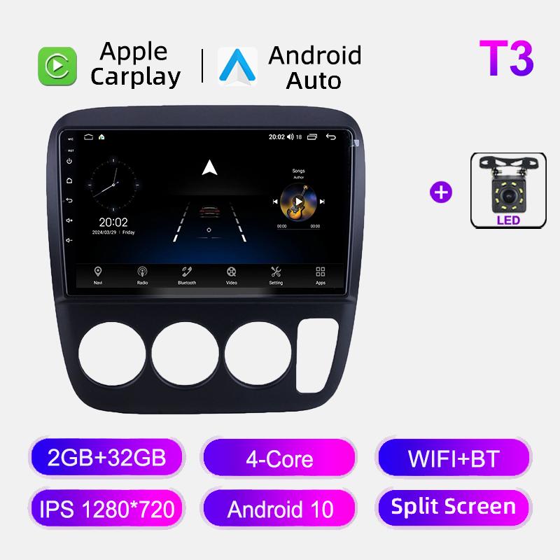 Auto Stereo Android For Honda CRV CR-V 1995-2001 Multimedia Video Player GPS Navigation Car Radio Wifi+4G Headunit No 2din DVD