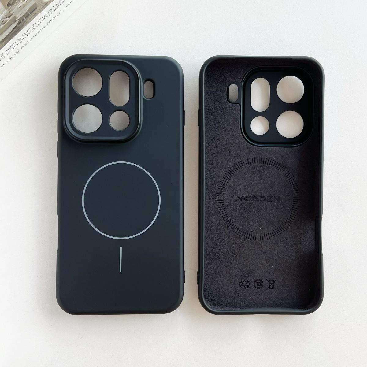 

Рідкий силікон Для чохла телефону Magsafe Для OPPO Find X9 X8 Ultra X8S + Reno 15 14 Pro Однотонний магнітний чохол для зарядки Oppo Find X9