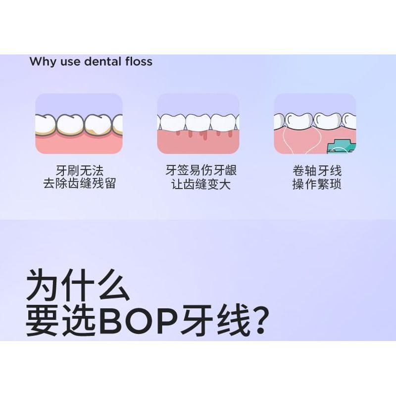 BOP - Einweg-Plastikstiel-Zahnseiden-Stäbchen mit zwei Fäden Sanrio Limited Edition - 2 Geschmacksrichtungen