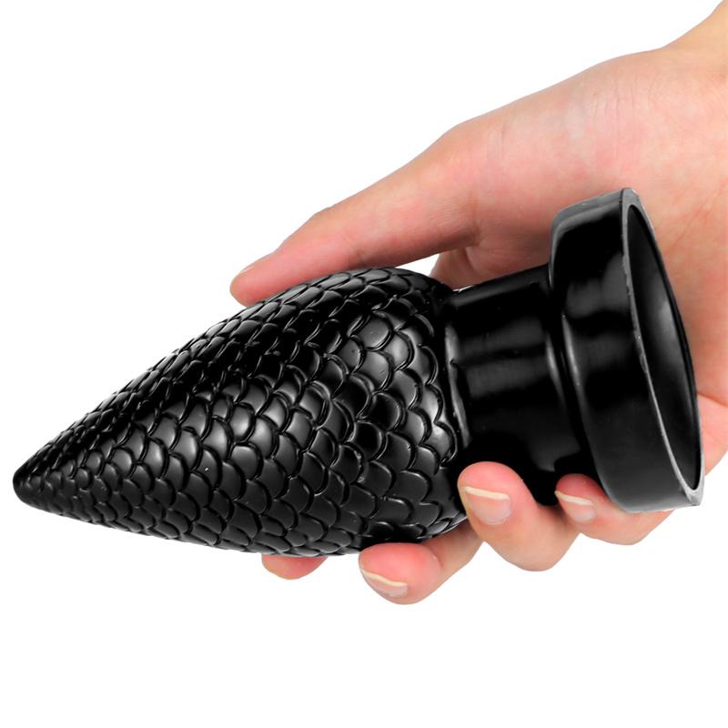 Black Pine Cone Butt Plug Masturbation Stick Backyard Butt Plug Sex Toys Backyard Big Butt Plug