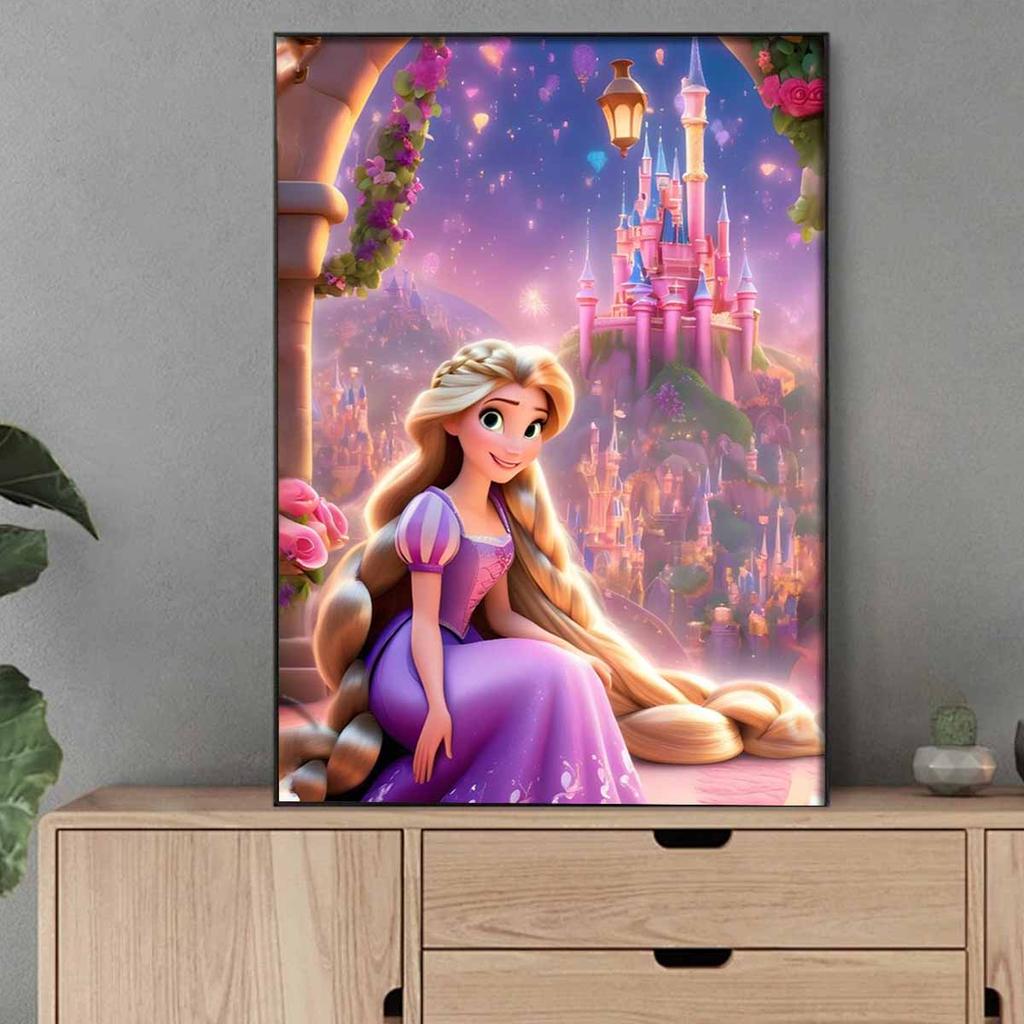 DIY Diamond Painting Lovely Princess Cross Stitch Kit Mosaic Art Diamond Painting Full Circle Diamond Home Decoration