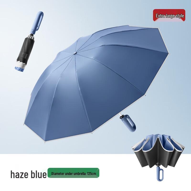 Handun Automatic Folding Reverse Windproof Umbrella
