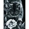 5D Diamond Painting Animal Rhinestone Art Picture Full Round Cat DIY Diamond Embroidery Cross Stitch Mosaic Holiday Gift
