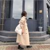 South Korea Ins Style British Museum Letter Print Thin Cotton Grey Cloth Bag Simple All-matching Shoulder