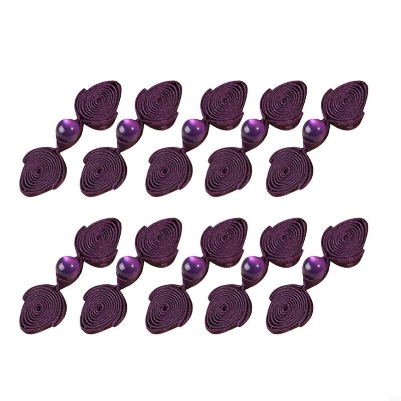 Handmade Cheongsam Sewing Fasteners Chinese Closures Button DIY Tangs Suit Decorative Closures Button X3UC