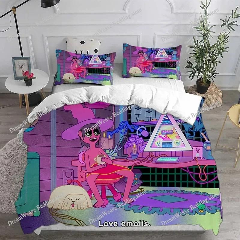 New Cartoon Midnight Gospel Anime Bedding Sets Comforter Quilt Bed Cover Duvet Cover Pillow Case Kids Adult Size Luxury Gift741
