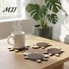 Wooden Mats for Hot Drinks Turtle/Butterfly Coasters Coffee Mugs And Tea Cups, Heat Resistant Rustic Kitchen Table Decor Mats, Insulation Pad