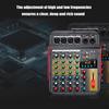 6Channel Bluetooth-compatible Audios Mixer With DSP Reverbs Effects USB Interfaces And 3Band EQ For Home Studio Recording