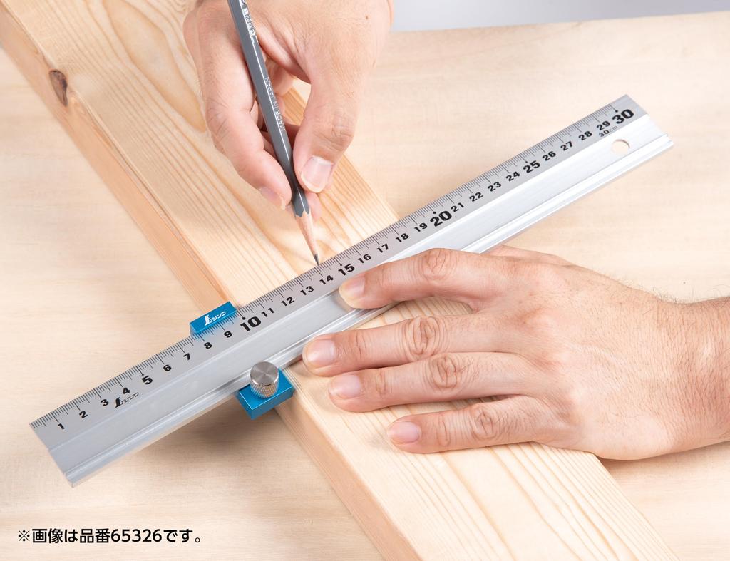 Shinwa Sokutei Aluminum 65325 Stopper, Black,