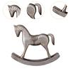 Rocking Horse Statue Artistic Art Crafts Decoration Versatile Decorative Figurine for Tabletop Living Room Office Cabinet Porch