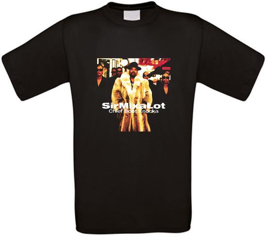 Sir Mix-a-Lot MixALot Chief Boot Knocka Rap Hip Hop T-Shirt All Sizes XXL