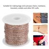   Jewelry Accessories 10meters   O Flat Chain Spool Bulk for Bracelet Necklace Extender