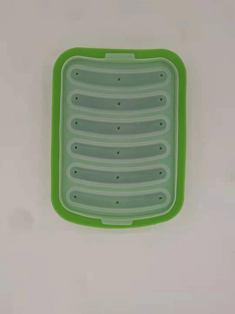 Silicone Sausage Maker Mold DIY Silicone Handmade Hamburger Hot Dog Mold Reusable Kitchen Accessories Gadget for Cake Baking Pie