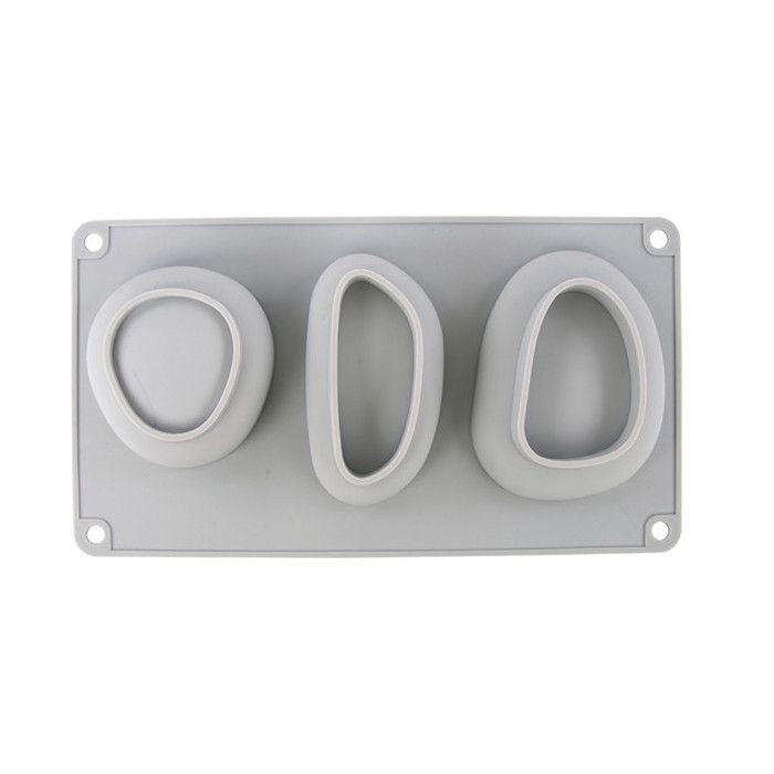 Moule En Silicone - RAYHER - 14,5x26x3,5cm - 3 Formes - Résistant Au Gel - Réutilisable