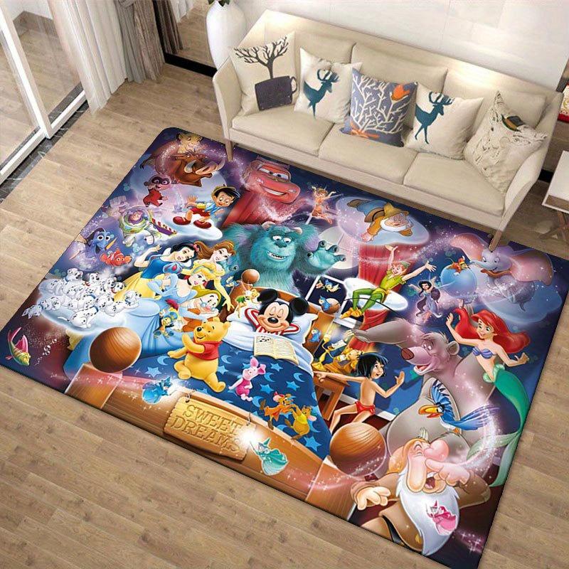 1pz Tappeto Disney Topolino e Minnie Tappeto da Area Tappeto Antiscivolo Lavabile a Mano Tappetino per Pavimento Adatto per Soggiorno Camera da Letto Arredamento Casa