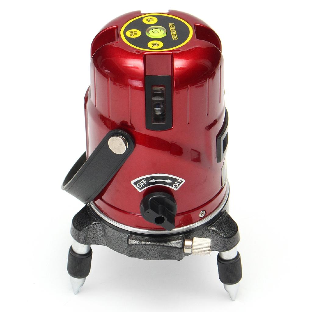 5 Lines 6 Points Precision Self Leveling 4V1H Laser Level Measure Rotary Lazer