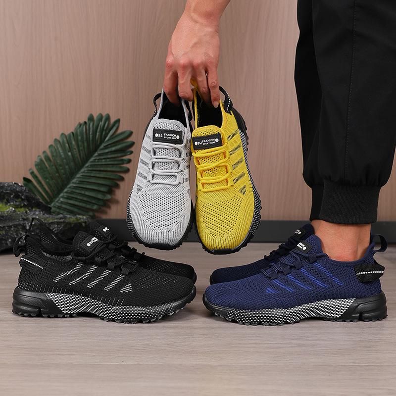 Zapatillas de Running Casuales de Encaje de Moda para Hombre para Deportes al Aire Libre en Verano