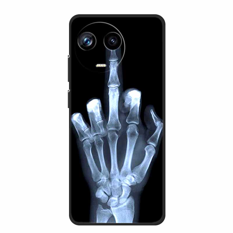 For Realme 11 11X 5G RMX3780 Case TPU Animals Soft Silicone Bumper Back Cover Phone Cases for Realme11X RMX3785 Wolf Cool Fundas