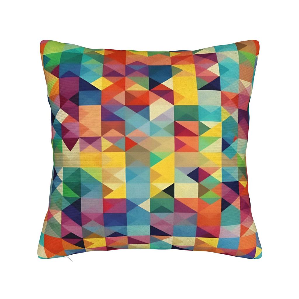 Abstract Geometric Pattern Pillowcases Cute Funny Pillow Case For Chair Sofa Home Decor Comfy Pillow Cover