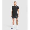 Gymshark Sport  5  Shorts Graphite Grey Black A1b3m Gc9v