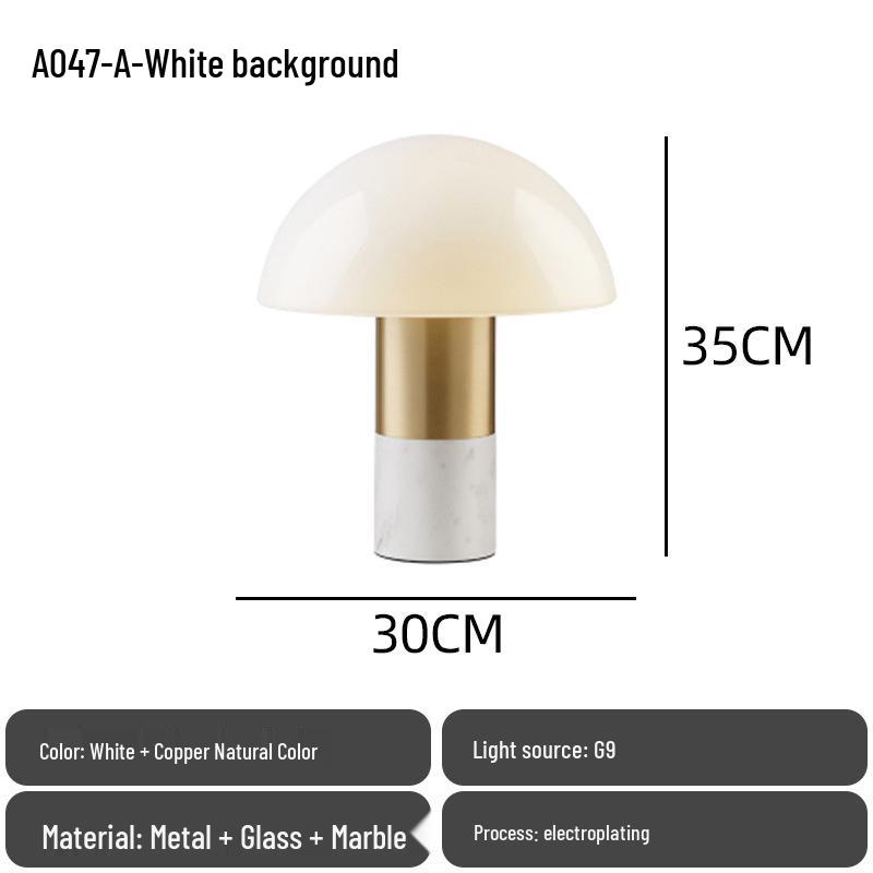 Nordic Modern Minimalist Glass Bedside Lamp for Designer Showrooms, Hotels & B&Bs