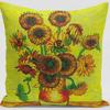Luxurious Vincent Van Gogh Oil Painting Cotton Linen Pillow Case Sofa Cushion Cover