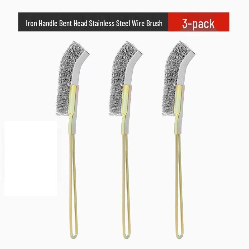 

Щетка из нержавеющей стали с длинной ручкой для удаления ржавчины и очистки пазов